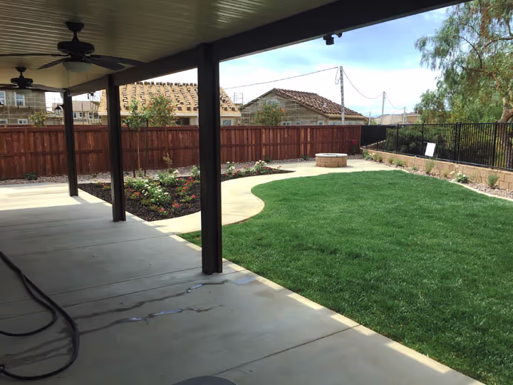 Residential Concrete Flatwork Back Yard Renovation — photo 11